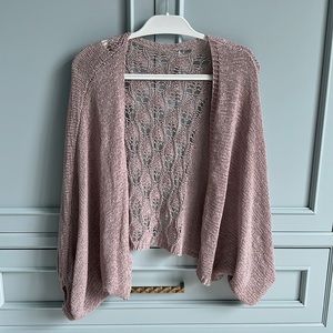 NWT Anthropologie Lilac Woven Sweater One Size